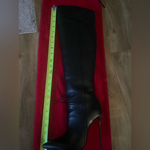 CHRISTIAN LOUBOUTIN Leather Boots in Black 6.5 - Picture 7 of 7